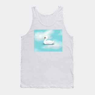 Swan in the Sky Tank Top